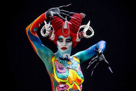World Bodypainting Festival Striking Images Show The Human Form As You