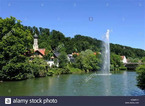 Town Of Wolfratshausen With The Parish Church Of St Andrew And The