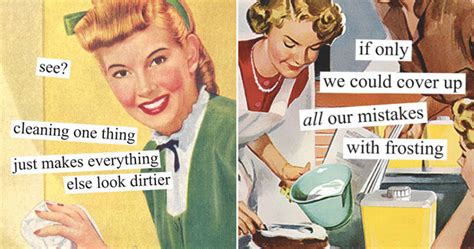 Hilariously Sarcastic Retro Picture Parodies By Anne Taintor Smile And Happy