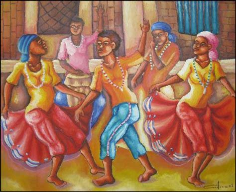 Dieudonné cédor was born in 1925 and was primarily influenced creatively by the 1950s. "Dancing" by Dieudonne Cedor | Caribbean art, Haitian art ...