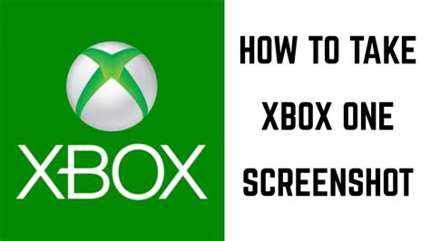 How To Take Xbox One Screenshot Youtube
