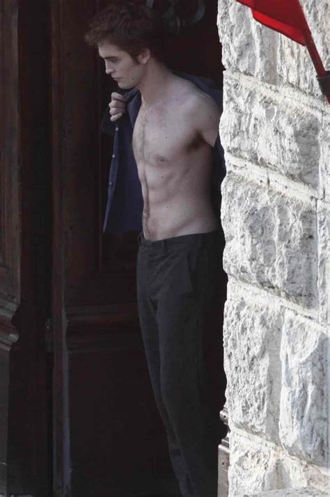 Robert Pattinson Is Shirtless In Italy — Photos Socialite Life