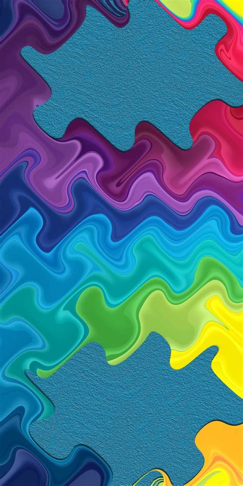 Ripple Colorful Pattern Abstract 1080x2160 Wallpaper Abstract