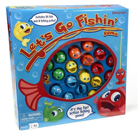 Pressman Lets Go Fishin Game The Original Fast Action Fishing Game