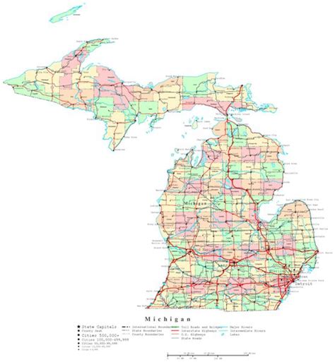 Check spelling or type a new query. Michigan Printable Map