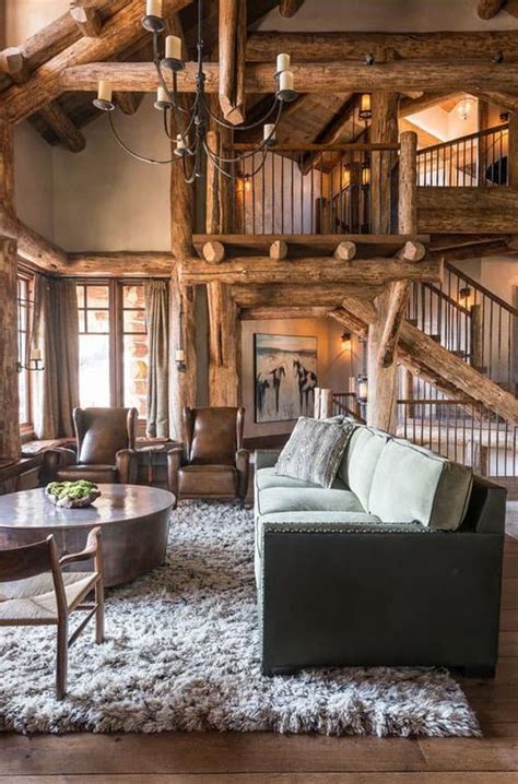 40 Rustic Living Rooms