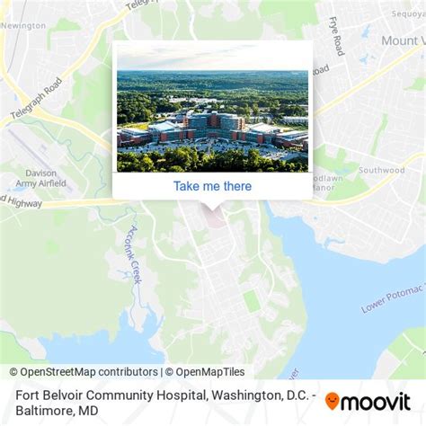 How To Get To Fort Belvoir Community Hospital In Fairfax County By Bus