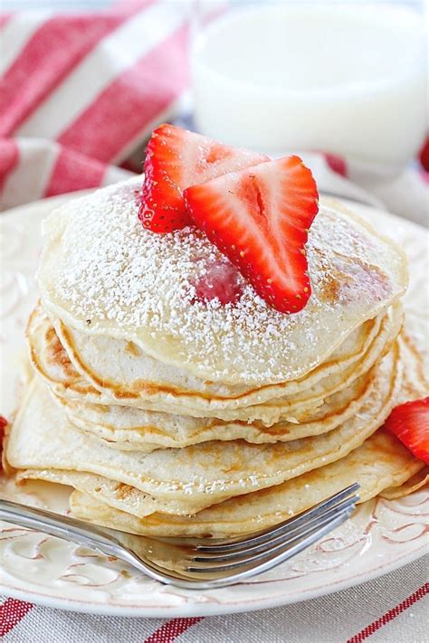 Perfect Strawberry Pancakes Yummy Healthy Easy