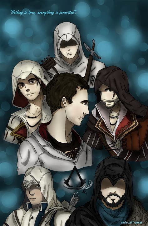 Ac Ancestors Of Desmond Miles By Andy Zaff Queer On Deviantart