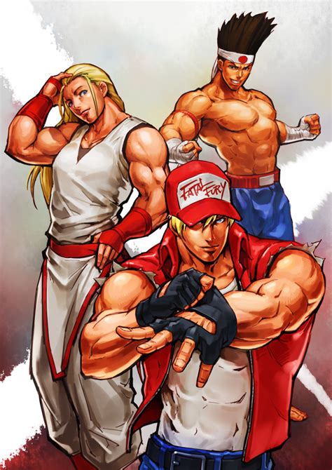 simulex andy bogard joe higashi terry bogard fatal fury snk the king of fighters red