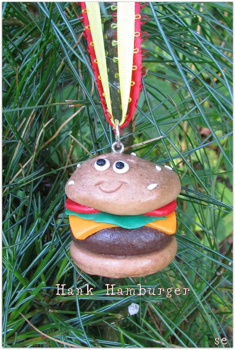 Cheeseburger Christmas Ornament Cheesburger Ornament Burger Etsy