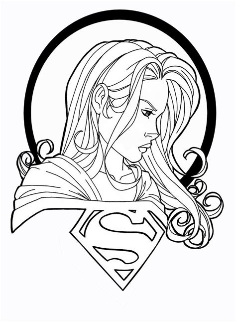 Supergirl By Jamiefayx On Deviantart Superhero Coloring Pages Supergirl Coloring Pages