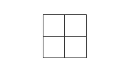 A Square Is Divided Into Four Equal Parts The Parts Are Called