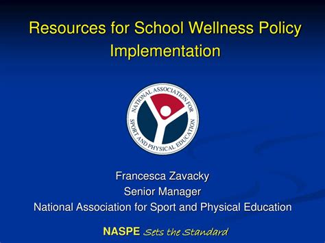 Ppt Resources For School Wellness Policy Implementation Powerpoint