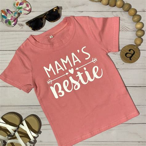 Mamas Bestie Toddler T Shirt Toddler Tshirts Toddler Girl Outfits