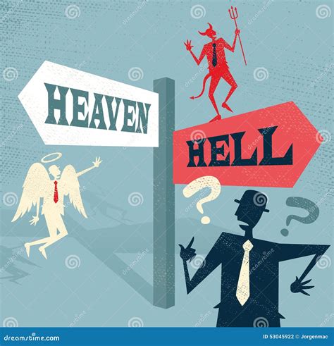 Battle Heaven And Hell Angel And Demon Combat Satan And Angel Vector