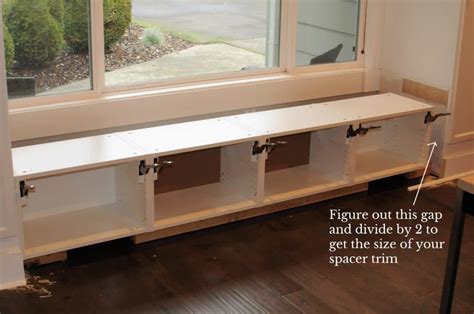 Inspired by this project at centsational girl, we took ourselves to ikea to purchase some cabinets that we could turn into a window seat. DIY Window Seat with Storage out of IKEA Cabinets - Joyful ...