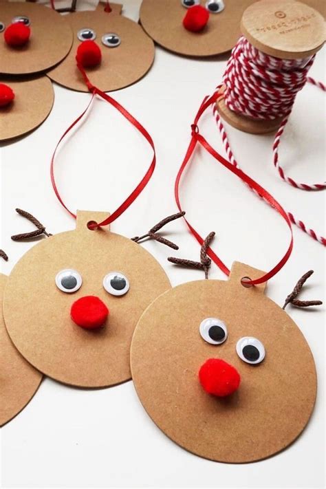Rentiere aus dickem Papier selber machen, Basteln zu Weihnachten mit