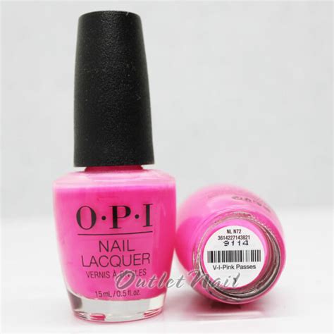 opi nail lacquer nl n72 v i pink passes nln72 spring summer 2019 neon collection ebay