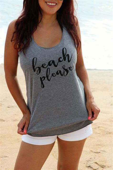 beach please tank top beach tank top vacation shirt summer etsy beach tanks tops tank tops