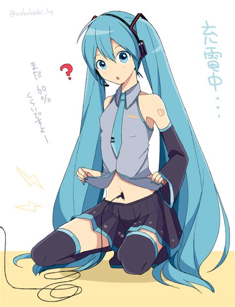 Hatsune Miku Vocaloid Drawn By Nokuhashi Danbooru