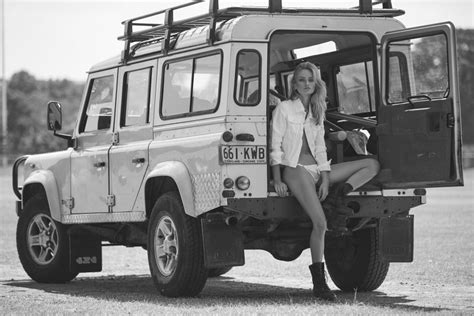 Nothing Sexier Than A Gorgeous Girl In A Land Rover Defender