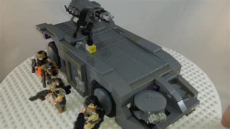 Apc design by larry lars. Custom LEGO build: Aliens M577 APC. MOC - YouTube