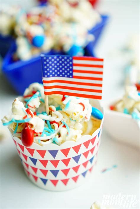 Simple 4th Of July Food Popcorn Recipe Modern Mom Life