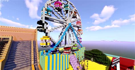 So We Built An Amusement Park In Minecraft Minecraft Map