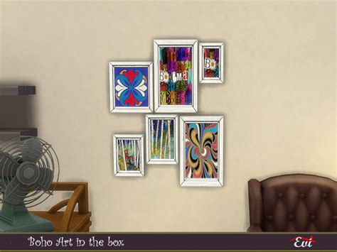 The Sims Resource Boho Art In The Box