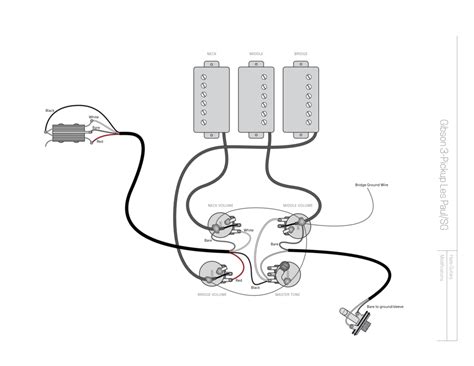 Epiphone 3 way toggle switch: Epiphone 3 Humbucker Wiring Diagram - Wiring Diagram & Schemas