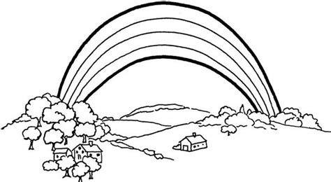 To download our free coloring pages, click on the rainbow page you'like to color. Rainbow Outline To Color - ClipArt Best