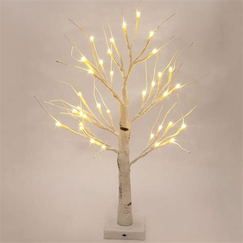 Birch Christmas Tree With Lights Christmas Trends 2021