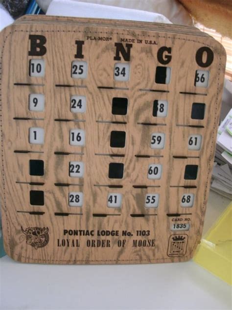 Vintage Bingo Cards Set Of 10