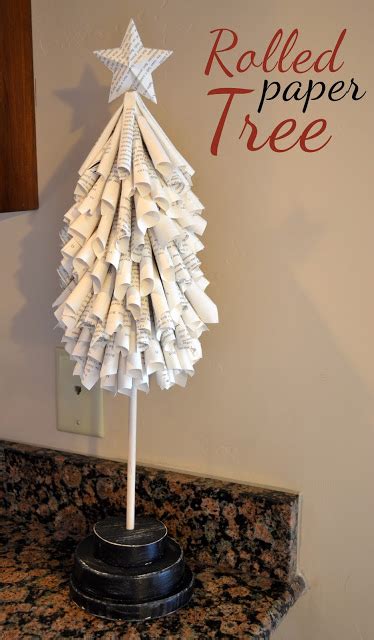 DIY christmas tree alternatives.  Crafted