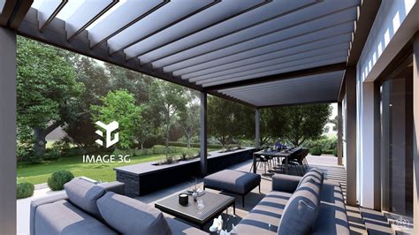 Enjoy outdoor spaces year round, rain or shine, with the leading corrugated roofing product for diy & home improvement projects. Pergola Luxembourg - Pergola En Aluminium Pavillon Florenz 11x16 Avec Voile D Ombrage Reglable ...