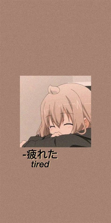 Tired Anime By Moonyuriangler Softie Anime Hd Phone Wallpaper Pxfuel