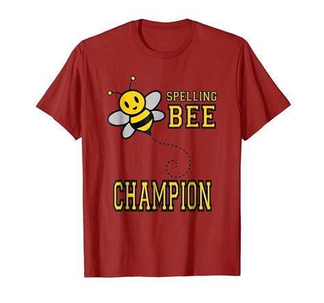 Spelling Bee Champion T Shirt Azp Anzpets