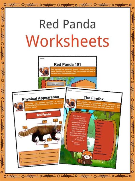 Red Panda Facts Worksheets Habitat Anatomy And Life