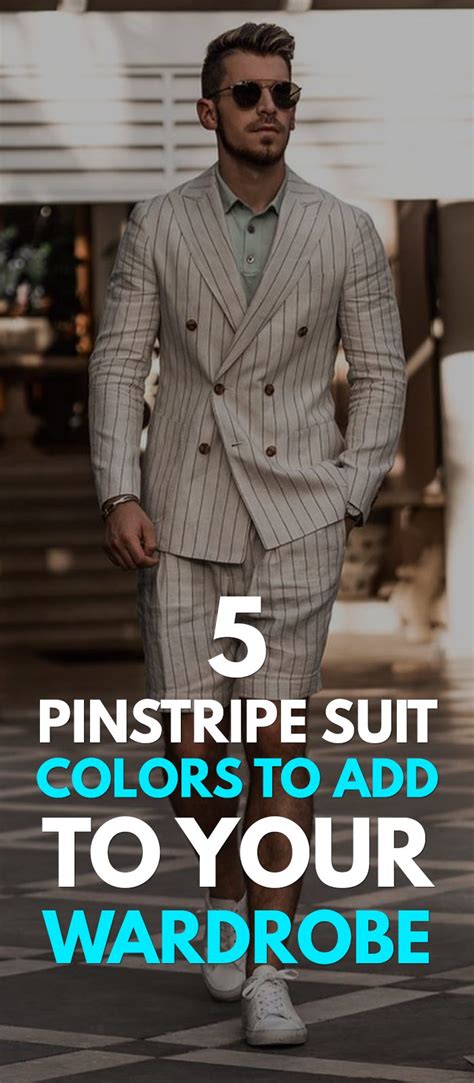 5 Pinstripe Suit Colors To Add To Your Wardrobe Now