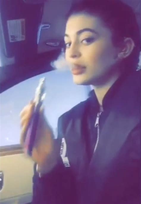 [video] kylie jenner smoking weed fans freak after she smokes vape pen — watch hollywood life