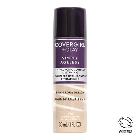 Covergirl And Olay Simply Ageless 3 In 1 Liquid Foundation Creamy