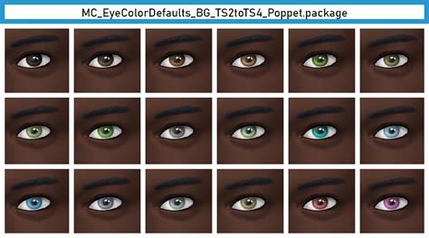 Sims 4 Eyes Default Replacement Polaii