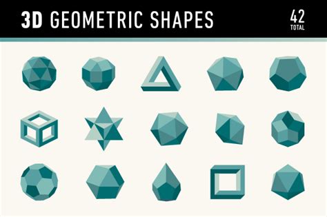 3d Geometric Shapes 3d Geometric Shapes Geometric Shapes Geometric Logo