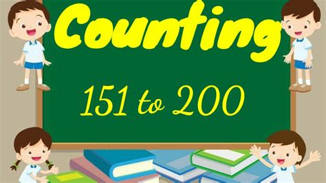 Number Counting 151 To 200by Kidzz Learning Youtube