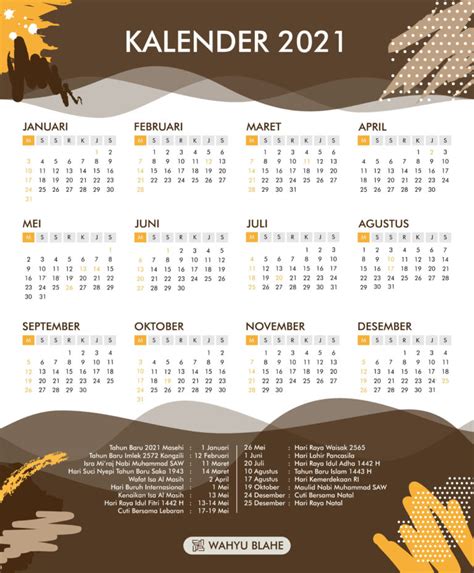 Kalender 2022 Lengkap Dengan Tanggal Merah Download Kalender 2022