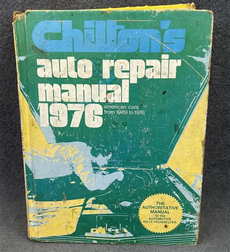 Chiltonss Auto Repair Manual American Cars From 1969 To 1976 Ebay