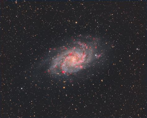 Messier 33 Triangulum Galaxy Halrgb Imaging Telescope Flickr