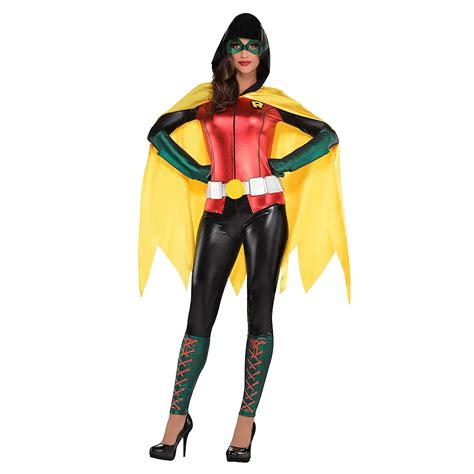 Adult Robin Jumpsuit Costume Dc Comics New 52 Party City