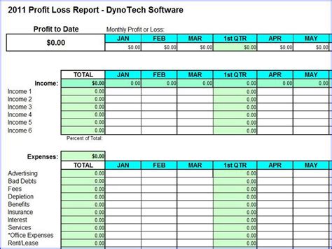 Basic Accounting Spreadsheet For Small Business — Db